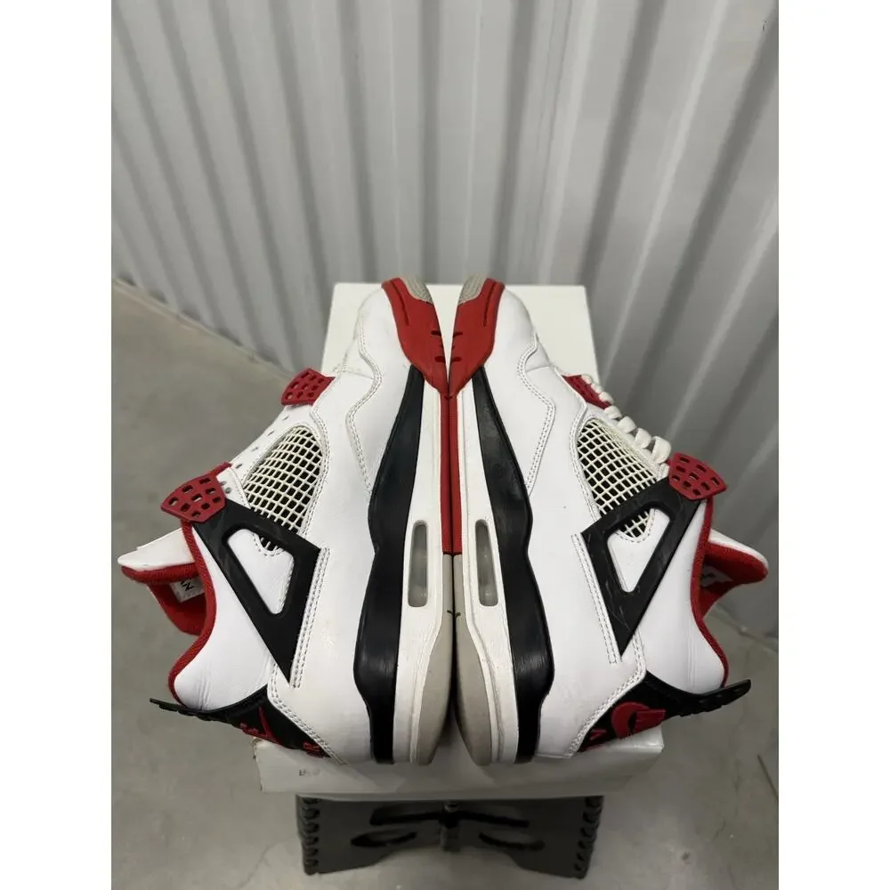 Nike Air Jordan 4 Fire Red White Black Size 8.5 Men's - DC7770-160 Retro OG